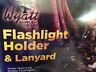 040232059490 Wyatt Supply Company Flashlight Holder Lanyard New