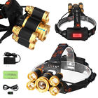 0724509871281 Unbranded Rechargeable Led Headlamp Headlight Flashlight Torch Lamp