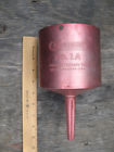 1a Coleman Vintage Red Aluminum Funnel Large Size