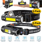 C2kb94vivw34i 2 Pack Led Headlamp Usb Rechargeable Waterproof Headlight Head Light Flashlight