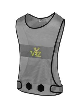 43239-12166 247 Viz Blaze Reflective Running Vest Safety Gear - 360 High Visibility For W