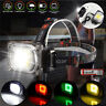 3 Mode 750000lm Cob Led Headlamp Torch Headlight Waterproof Flashlight With Charger