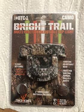 Btc-1 .30-06 Outdoors New Bright Trail Multi-function Adjustable Cap Light