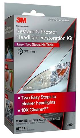 39194 3m Auto Restore And Protect Headlight Restoration Kit Use On Plastic Lense