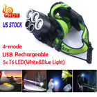 5xt6 60000lm Led Headlamp Sky Wolf