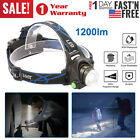 616043313009 Waterproof Led Headlight Rechargeable Flashlight Torch Night Headlamp