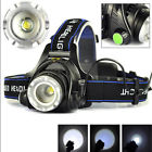 629769939620 Unbranded Outdoor Led Headlight Zoomable Rechargeable Headlamp Head