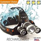 682838941955 Szxhf Led Headlamp Flashlight Lumens Rechargeable Waterproof Hard