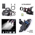 704630042811 Brightest Headlamps Rechargeable Headlamp Powerful Lumens Zoomable Work