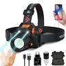 7167339107 Unbranded Led Headlamp Super Bright Waterproof Usb Rechargeable Sensor Switch