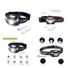 71874 Hfan Usb Rechargeable Led Headlamp Headlight White Red 889957106078