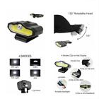 737353042035 Led Cap Headlamps Light Portable Clip Rechargeable Flashlight