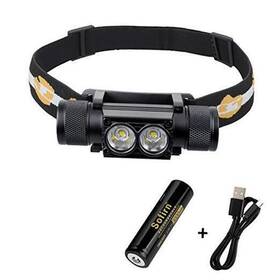 Nbt-001 77outdoor Headlamp 1200 Lumen Rechargeable Flashlight Bright Sst40 Led D25s