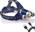 810279 Headlamp Led Flashlight Usb Rechargeable Waterproof Running Camping 691171810279