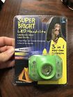 852755005362 Jacent Green Super Bright Led Head Lamp New