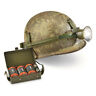885344765057 Surplus Swedish Military Camping Emergency Helmet Headlamp Flashlight