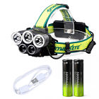 90000lm Skywolfeye Led Headlamp Rechargeable Headlight Light Lamp Usb Cable Battery