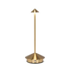 Abbott Collection 063713535610 Trilite Gold Slim Arrow Led Table Lamp Cordless Rechargeab