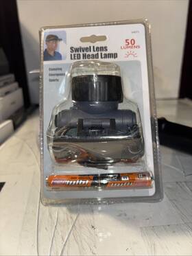 64073 Access Lighting New Sealed Swivel Lens Led Head Lamp 50 Lumens Camping Hiking