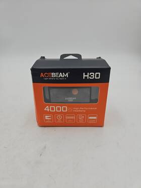 21700 Acebeam 732130330091 H30 6500k 4000 Lumen Red Green Fast Charging Headlamp 1 X Batter