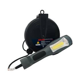 Acr16330-12l Aceland Portable Corded Led Work Light With 30 Feet Retractable Cord Reel ... Fast Ship