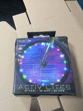 2-tire Activ Life 646412936614 Pack Led Bike Wheel Lights With Batteries Included Get 100
