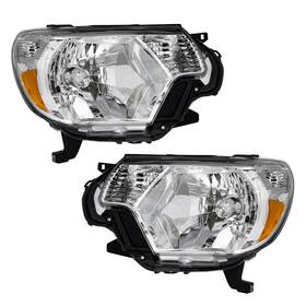 Adcarlights 784529194401 Compatible With 2012 2013 2014 2015 Toyota Tacoma Headlights Chro