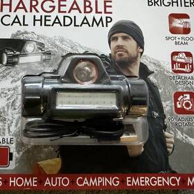 S-adrth-01 Adurance Rechargeable Tactical Headlamp Led 8 Leds 350 Lumens Spot Flood Beam