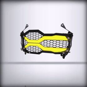 Bm-00276-y Afncx R1250gs Headlight - Guard Gille Cover For Replacement Yellow