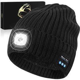Stlym-01 Ahasti Bluetooth Beanie Hat With Light For Men Led Rechargeable