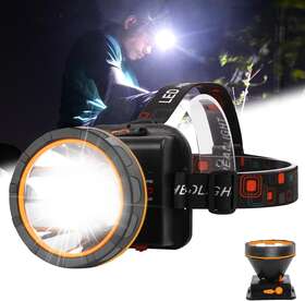 Aikertec 690002432994 Led Rechargeable Headlamp 90000 High Lumen Super Bright 2 For