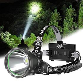 Aikertec 725683729986 Rechargeable Headlamp 2000 Lumens Headlamps For Adults Flashlight H