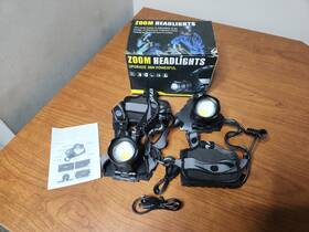 Ssss-1 Aikertec Rechargeable 100000 Lumens Headlamp Flashlight Ipx6 Water Proof 5 Light Mode