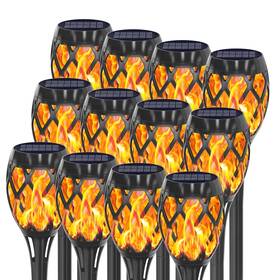 Ac92004 Aityvert Upgraded Larger Solar Torch Waterproof Outdoor Dancing Flames Garde