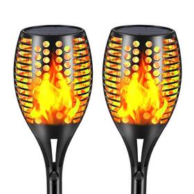 Ac96 Aityvert Upgraded Larger Solar Torch Waterproof Outdoor Dancing Flames Flic