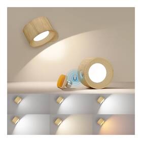 Aksda 653945993823 Battery Operated Wall Light Led Sconce With 3 Color Modes Brightness