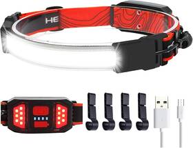 Alinalove 445017725752 Led Rechargeable Head Lamp High Lumens Hard Hat Headlamp 230 Wide Beam