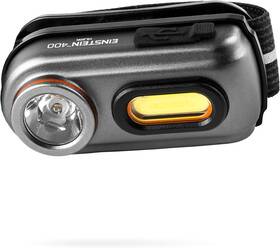 Alliance Consumer Group 711181882070 Einstein Powerful 400 Lumen Headlamp With Rechargeable Battery Compact Low-pro