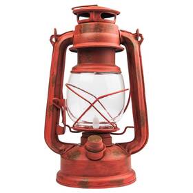 Neb-ltn-1012 Alliance Consumer Group Retro 100 Lumen Led Red Metal Lantern Battery Operated