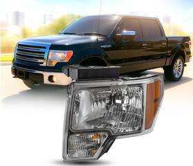 Aalck301143lacn Alligator Auto Lights Headlamp Replacement For Ford F-150 / F150 2009 2010 2011 2012 2013 2014 Head