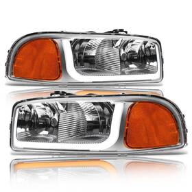 8712139 Alpha Owls Crystal Headlights With Switchback Sequential Led Light Ba