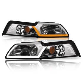 8719732 Alpha Owls Crystal Headlights With Switchback Sequential Led Light Ba