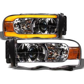 Alpha Owls 8744116 Projector Headlights With Switchback Sequntial Led Strip Compatibl