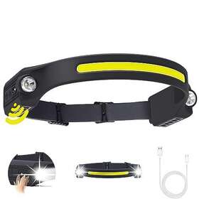 Alpswolf 726312679986 Led Headlamp Rechargeable 2 Xpe And Cob Head Lamp Sensor Mode 260