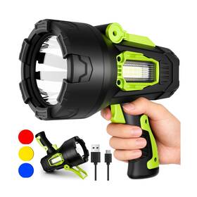 W5225 Alstu Rechargeable Spotlight 99 000 Lumens Super Bright Led Spotlights Flashlig