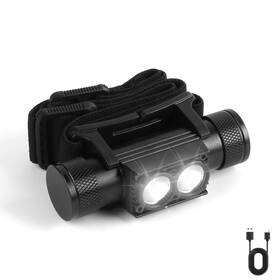 Amkulop-h2 Amkulop Super Bright 1200 Lumen Led Rechargeable Headlamp With Rotatable Hidden Type-
