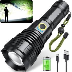 1990.000 Amzyigou 1915b Rechargeable Flashlights High Lumens Super Bright Flashlight With 1