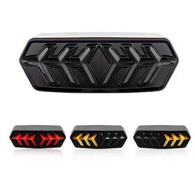 Anki Happigo 744581896002 Motorcycle Led Integrated Tail Light With Sequential Flowing Tur