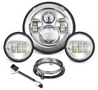 Anr7haq Anr Daylight Chrome Led Headlight With Bracket Adapter 638632928388