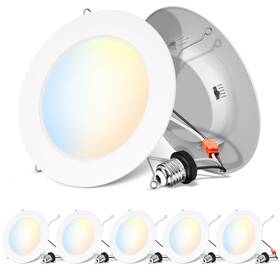 An-dlb11-d610t-1000 Anwio Recessed Lighting 6 Inch 5cct 1000lm High Brightness Flat Retrofit Led